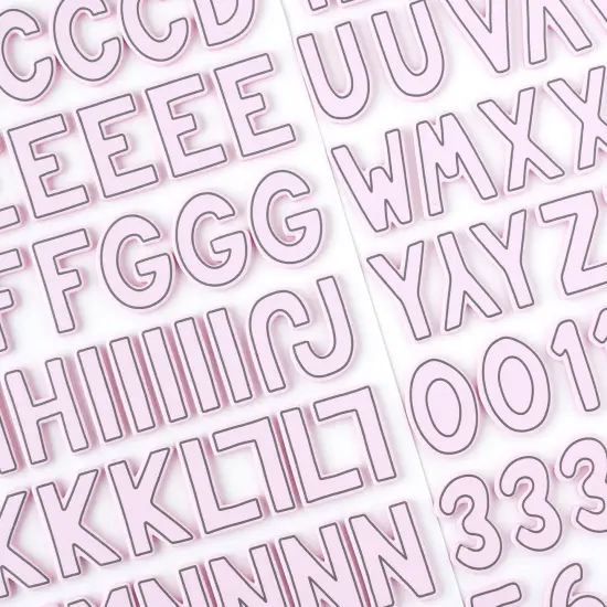 Pebbles Cool Girl Thickers Stickers 139/Pkg-Alpha {7}