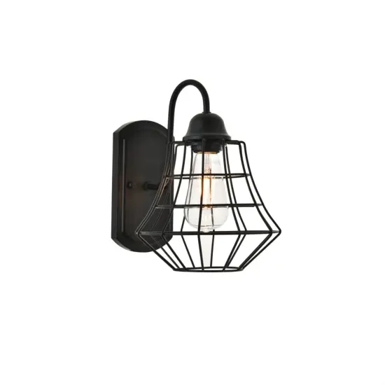 Candor 1 light black Wall Sconce {5}