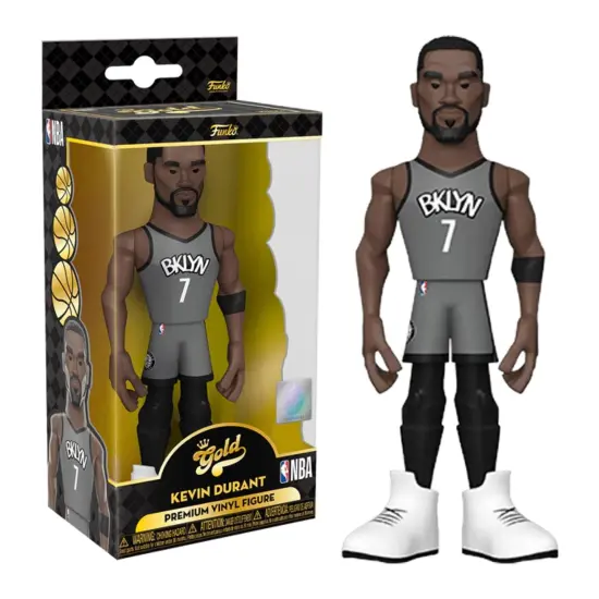 Brooklyn Nets NBA Funko Gold 5 Inch Vinyl Figure | Kevin Durant {3}
