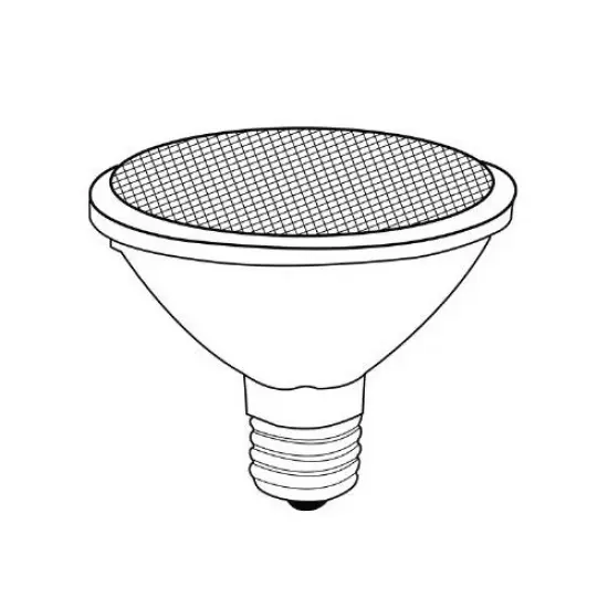 SUNLITE 5w PAR30 92LED Non-Dimmable E26 Medium Base Red Bulb {3}