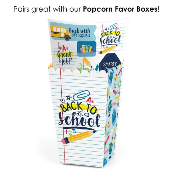 Big Dot of Happiness Back to School - First Day of School Classroom Party Favor Sticker Set - 12 Sheets - 120 Stickers {7}