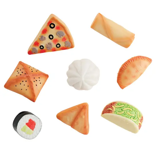 Yellow Door Sensory Play Stones: Foods of The World - Set of 8 {3}