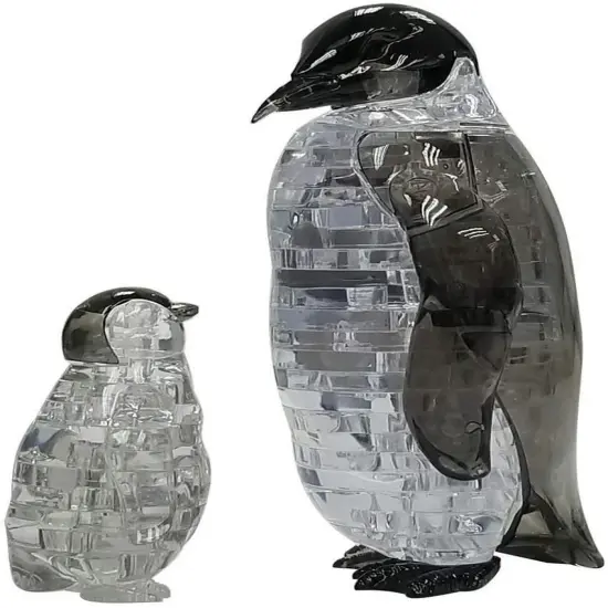 Penguin and Baby 43 Piece 3D Crystal Jigsaw Puzzle {1}