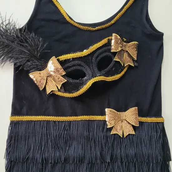 20 Yards of 6" Chainette Fringe Trim | 20 yard cut Black {4}