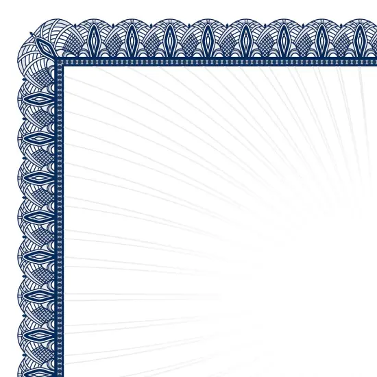 Great Papers! Value Certificate, Blue Border, 8.5" x 11", Printer Compatible, 100 Count {2}