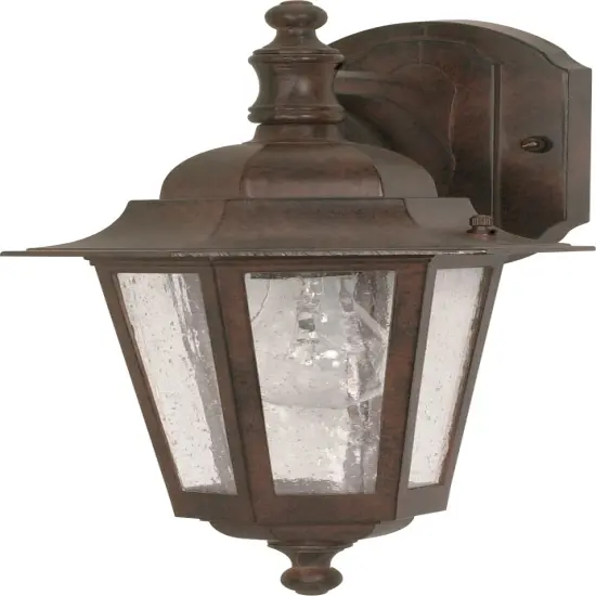 Cornerstone 1-Light Wall Lantern Outdoor Light Fixture in Old Bronze Finish {1}