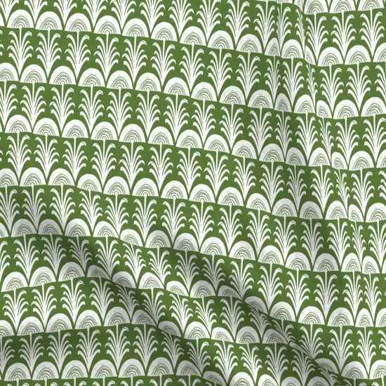 Various Fabrics by the Yard or Fat Quarter Block Print Arch Floral Botanical Rustic Leaves Hand Drawn Line Drawing Custom Printed Fabric by Spoonflower {5}