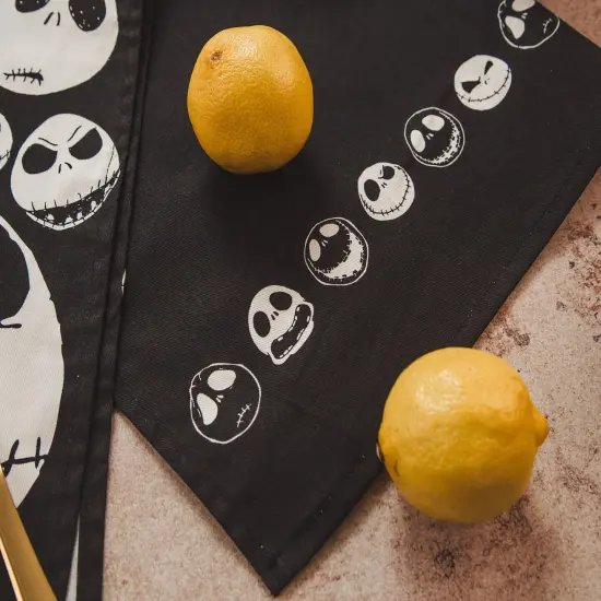 Disney The Nightmare Before Christmas Jack Skellington Faces Kitchen Towel Set {6}