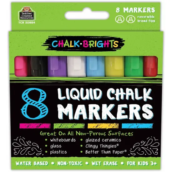 Chalk Brights Liquid Chalk Markers, Pack of 8 {1}