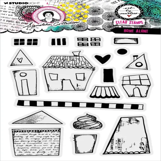 Art By Marlene Signature Collection Clear Stamps-Nr. 597, Home Alone {1}