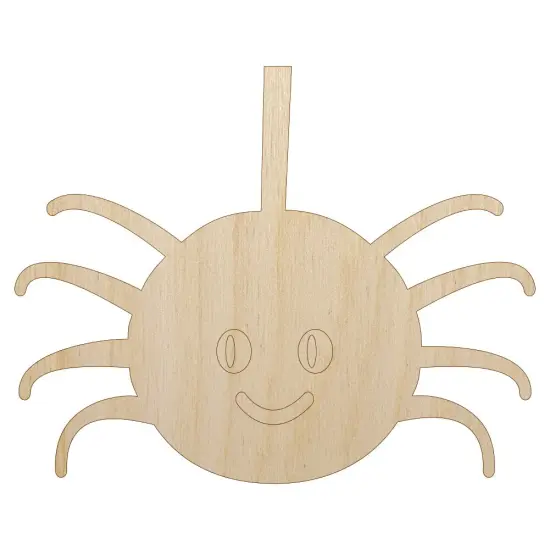 Cute Spider Unfinished Wood Shape Piece Cutout for DIY Craft Projects {7}