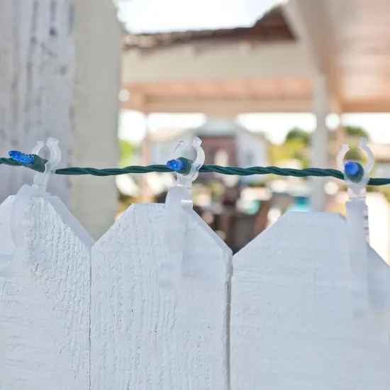 Simple Living Bucket of 150 Clear Max Pro Anywhere Flip Christmas Light Clips {5}