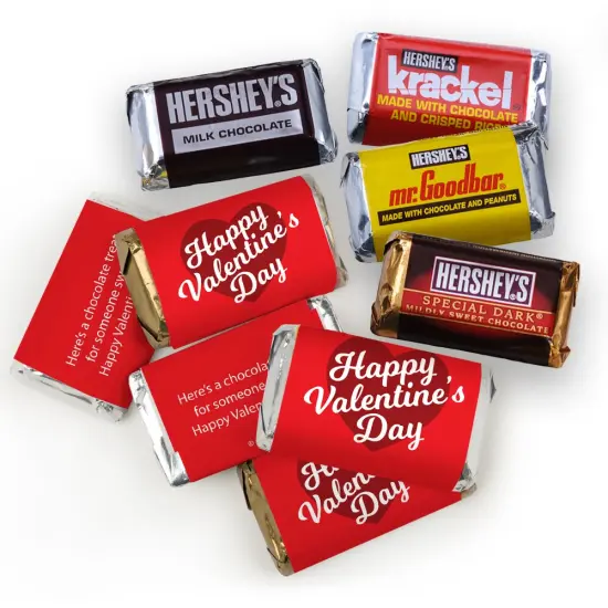 131 pcs Valentine's Day Candy Hershey's Chocolate Mix (1.65 lbs, Approx. 131 Pcs) {2}