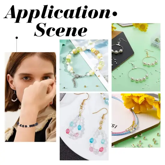 3000 PiecesCrimp Tube Beads,1.5mm 2mm 2.5mm Brass Tube Crimp End Spacer Beads Cord End Caps Loose Stopper Beads for Earring Necklace Pendant DIY Jewelry Gift Making, Silver {5}