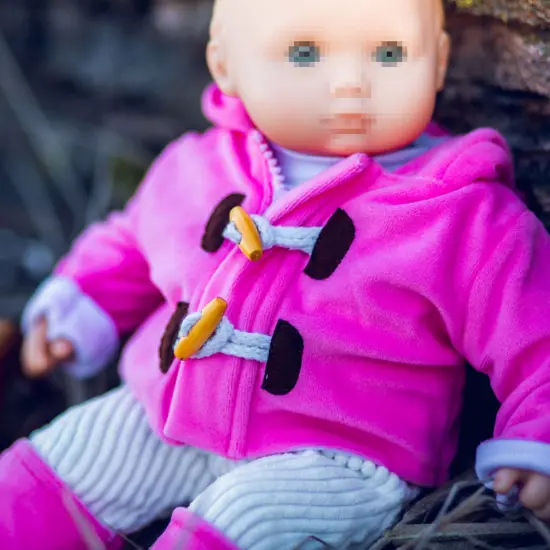 The Queen's Treasures 15 Inch Baby Doll Clothes Pink & Cream Overalls Set {7}