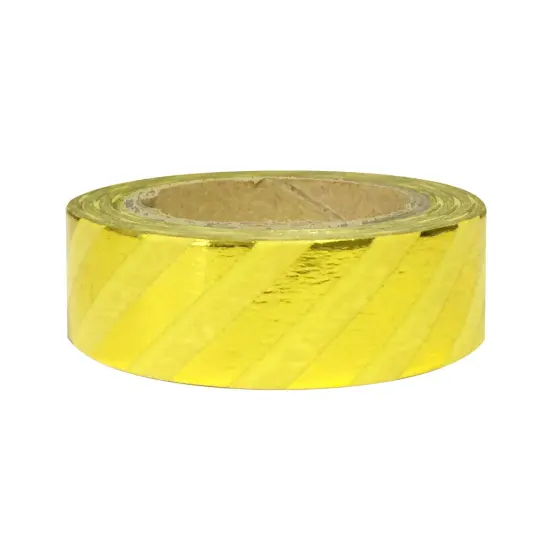 Wrapables&reg; Colorful Washi Masking Tape Stripes on Mint {2}