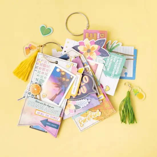 Vicki Boutin Sweet Rush Tag Mini Journal 13/Pkg-Die-Cut Tags W/Ring {3}