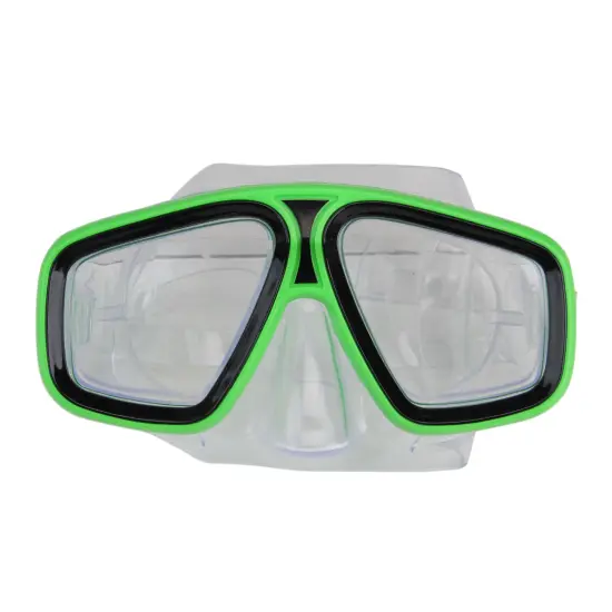 Swim Central Laguna Recreational Swim Mask With Nose Piece - 6.25" - Lime Green {1}