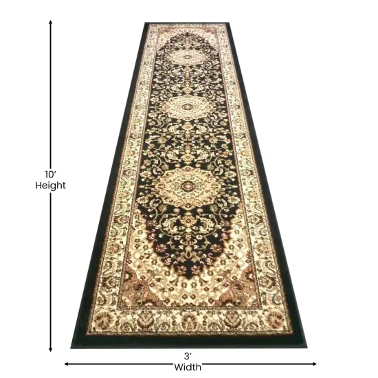 Masada Rugs Bellagio Collection Traditional Area Rug - Design B401 {2}