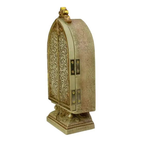 Roman Joseph's Studio Our Lady of Grace Triptych Scene Decoration - 8.25" Gold {6}