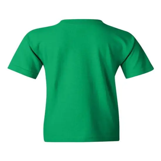 Gildan&reg; Heavy Cotton Crew Neck Short Sleeve Youth T-Shirt Irish Green {3}
