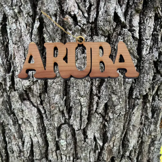 Aruba - Cedar Ornament {2}