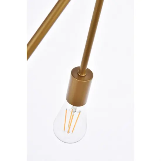 Lucca 23 inch pendant in brass {6}