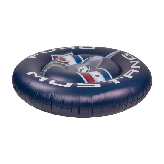 Northlight Inflatable Ford Mustang Round Pool Float - 46" Blue {4}