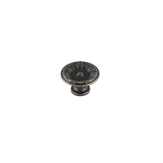 Corio 1.1" Diameter Antique Bronze Mushroom Knob Multipack (Set of 10) {4}