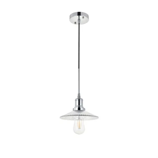 Waltz 1 light chrome Pendant {5}