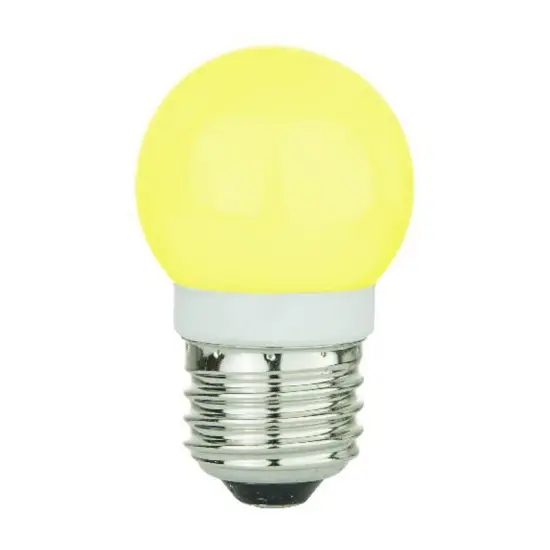SUNLITE 1w G16 19LED, Yellow Medium Base Bulb {1}