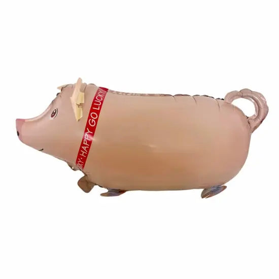 Wrapables Walking Animal Pet Balloon (Set of 3) Pig {3}