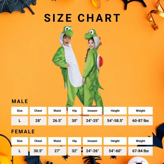 Super Mario Bros. Yoshi Hooded Child Jumpsuit Costume {7}