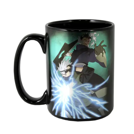 Naruto Shippuden Kakashi and Obito 16 Ounce Ceramic Mug {3}