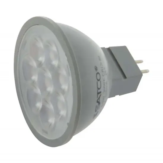 Satco 6w 24v LED MR16 Expanded Line 2700K 40 Degrees Beam GU5.3 Base - 50w-equiv Warm White {1}