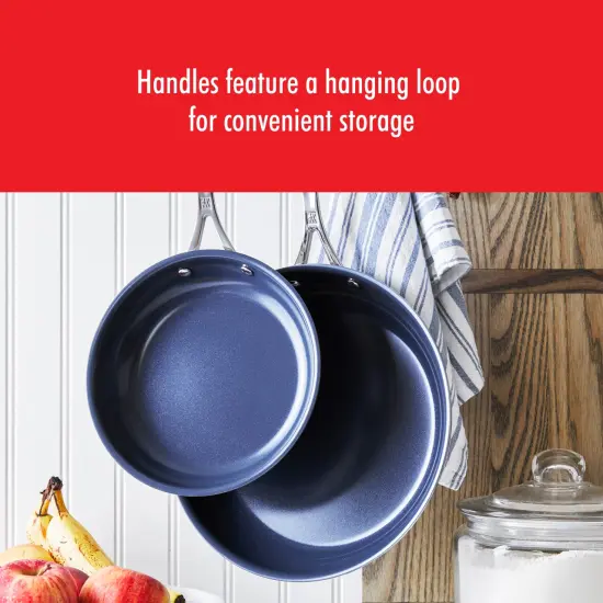 ZWILLING Clad CFX 2-pc Stainless Steel Ceramic Nonstick 8-in & 10-in Fry Pan Set {7}