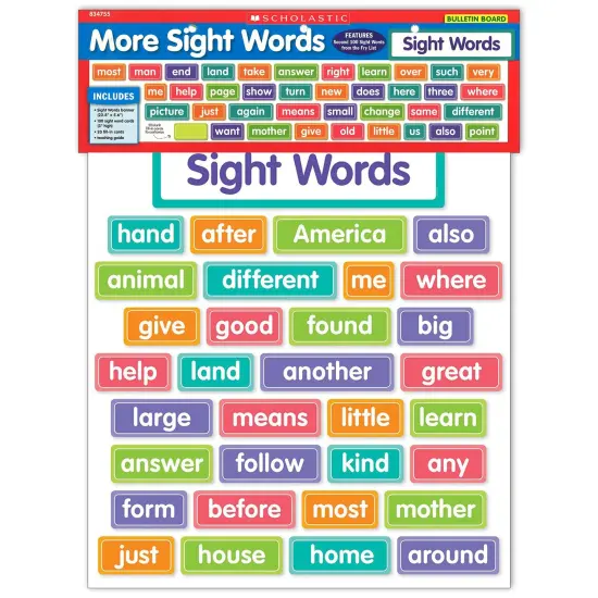 More Sight Words Bulletin Board Set {2}
