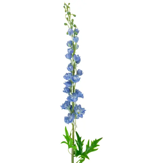Northlight Real Touch&trade; Blue Delphinium Artificial Floral Stems, Set of 6 - 40" {4}