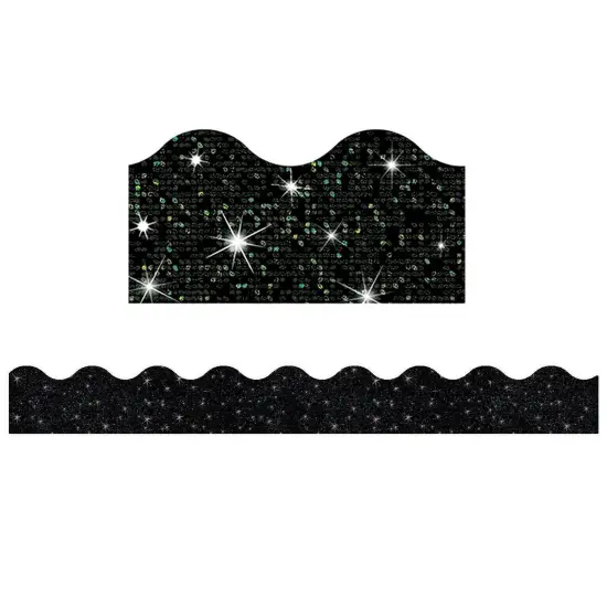 Black Sparkle Terrific Trimmers&reg;, 32.5' Per Pack, 6 Packs {1}