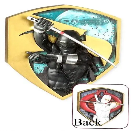 Carlton Cards 4" Black and Yellow GI Joe Double Sided Christmas Ornament {1}