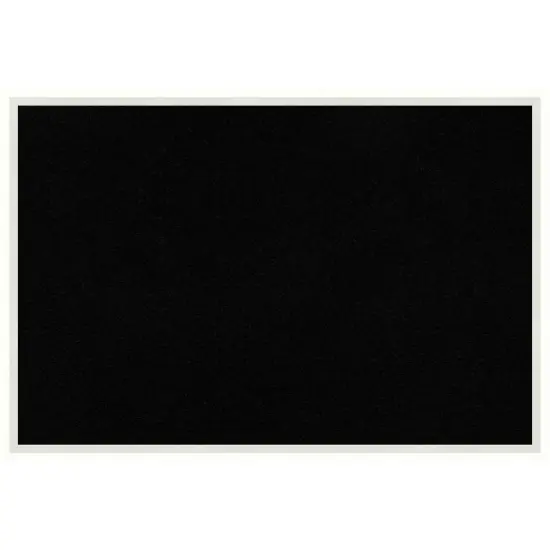 Lucie Wood Framed Corkboard, Black Cork Lucie White {1}
