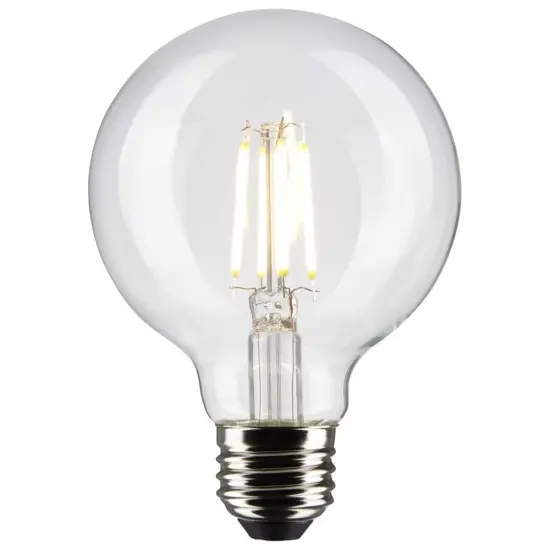 6Pk - Satco 4.5w G25 Globe Filament LED 4000K Medium Base Dimmable - 40w equiv Cool White {2}