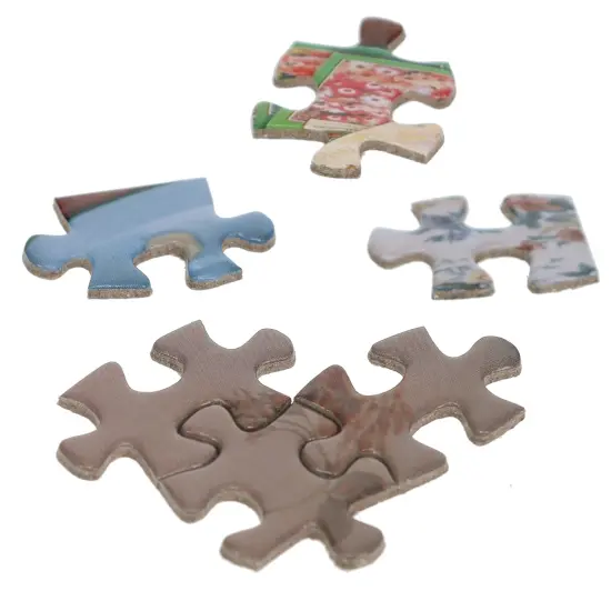 TDC Games C is for Chocolate Alphabet Mystery Jigsaw Puzzles (2) 500 pieces {5}