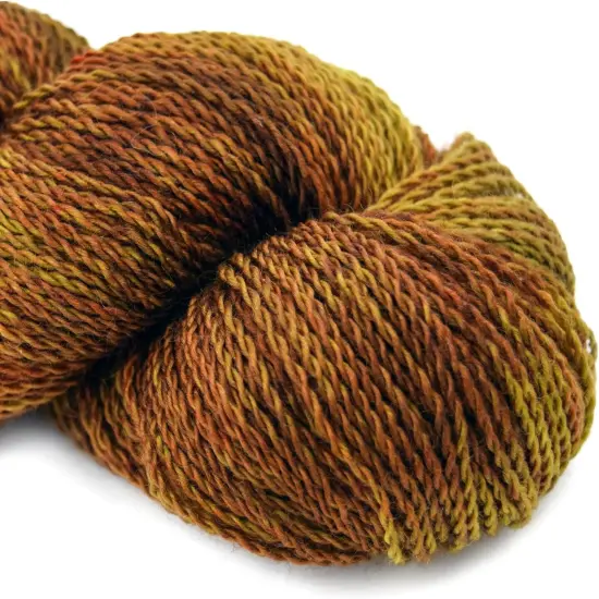 Organic Wool Yarn - Ecolana Certified Organic, Pacific Northwest Hand Dyed, #2 Fingering /Sport Weight, Knit, Crochet, Weave. Tortoise Shell {3}