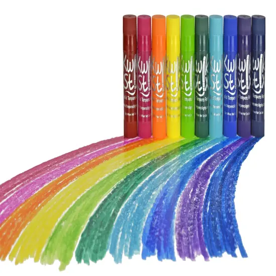 Kwik Stix Solid Tempera Paint Sticks 10/Pkg-Jewel Tone {3}