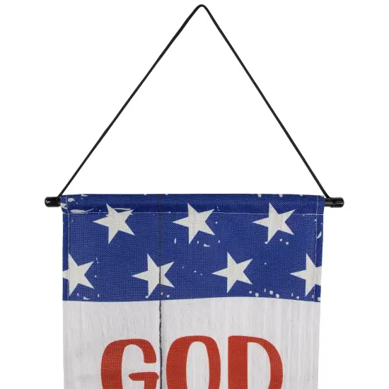 Northlight Stars and Stripes "I Heart USA" and "God Bless America" Door Banners - 71" - Set of 2 Blue {7}