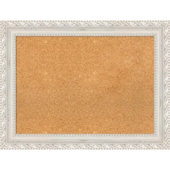 Opera Off White Wood Framed Corkboard, Natural Cork {1}