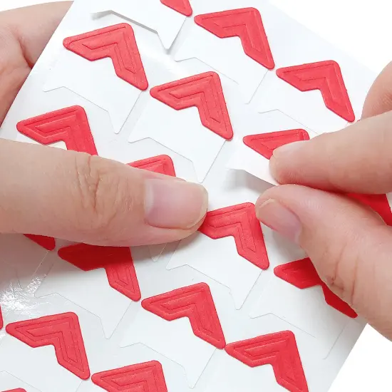 Wrapables Photo Corner Stickers, Photo Mounting Self Adhesives for DIY Crafts, Scrapbooking, Album, Diary 2040pcs Color {7}