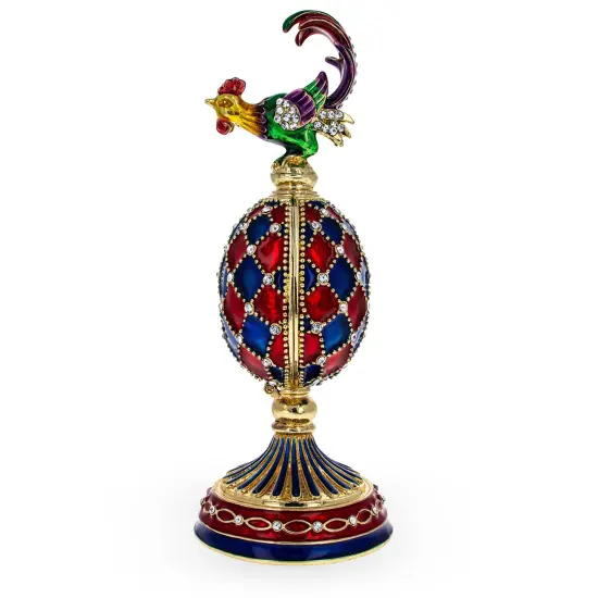 Rooster with the Surprise Clock Royal Inspired Easter Egg {4}