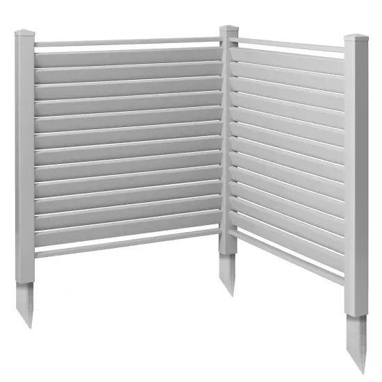 Casafield Privacy Screen - Outdoor Vinyl&nbsp;Fence Panel Enclosure for AC / Trash Bins / Pool Equipment {2}